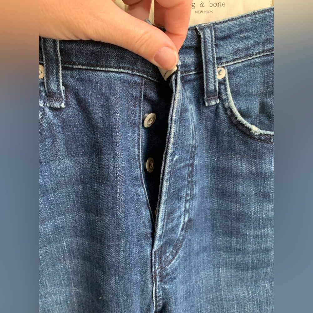 rag & bone maya high-rise ankle slim jeans size 29 - Picture 8 of 11
